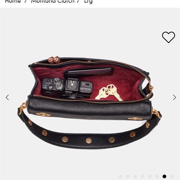 Hammitt Black and Gold Snakeskin Crossbody Bag - Picture 15 of 16